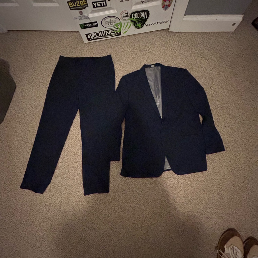 Haggar Navy Men's Suit